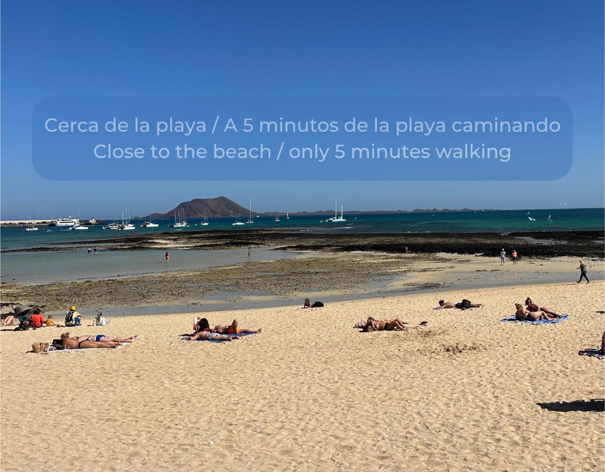 Canelita Con Piscina, Soleada Terraza Amplia Wifi Y Parking Корралехо Екстер'єр фото